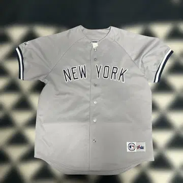 MAJESTIC MLB 양키스 베이스볼 셔츠 게임 셔츠 NY