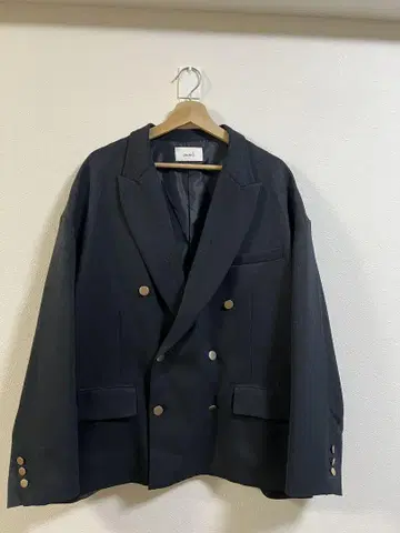 Soerte 네이비 더블 브레스트 자켓 사이즈 2