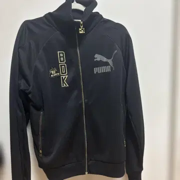 PUMA 블랙 풀 지퍼 자켓 BDK