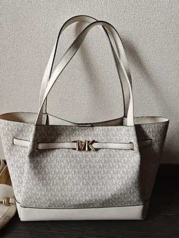 Michael Kors 화이트 핸드 토트백