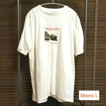 GRINDLONDON / 남성용 L / 화이트 T셔츠 / 빈티지