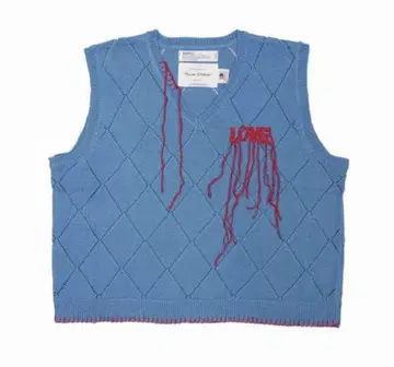 DAIRIKU 21ss LOVE-Hand Embroidery Vest