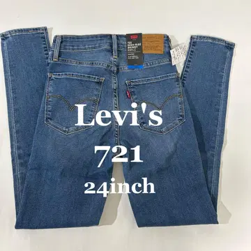 새상품 Levi's 721 High Rise Skinny Ankle 24
