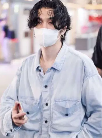 사이즈 3 ancellm 25ss CHAMBRAY SHIRT JACKET