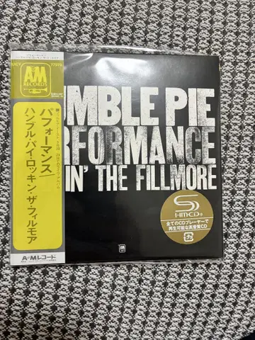 HUMBLE PIE 퍼포먼스 ~로큰 더 필모어 SHM 종이 자켓