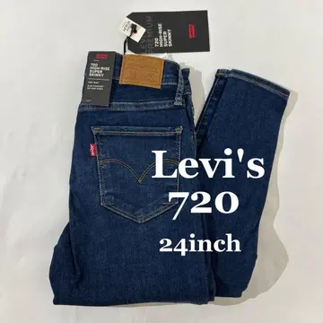 새상품 Levi's 720 High-Rise Super Skinny 24
