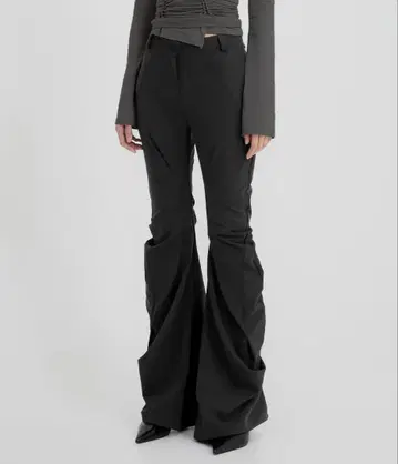 FLAREUP Asymmetrical Drape Pants