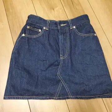 SNIDEL 인디고 데님 타이트 스커트