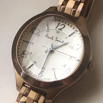 Paul Smith 폴스미스 배터리 새상품 아날로그 손목시계 실버