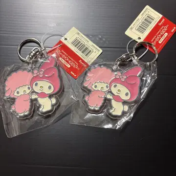 마이멜로디 플레인 키링 2개 세트