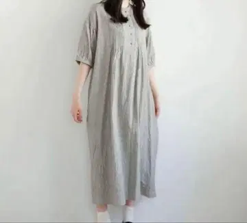 늑대와 올빼미 롱 원피스 린넨 tandey 휴일과 시 오로네
