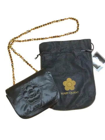 새상품 마리 콴트 빈티지 MARY QUANT 퀼팅 체인 백