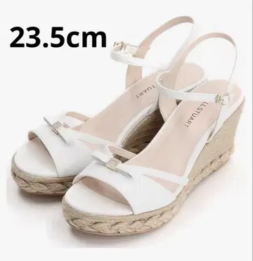 질 스튜어트 슈 에스파드리유 웨지 샌들 23.5cm