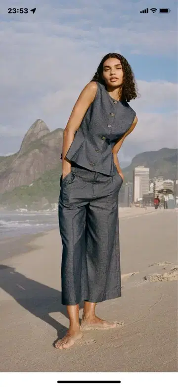 ZARA 린넨 팬츠