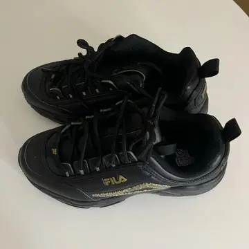 휠라 스니커즈 레오파드 무늬 23.5cm