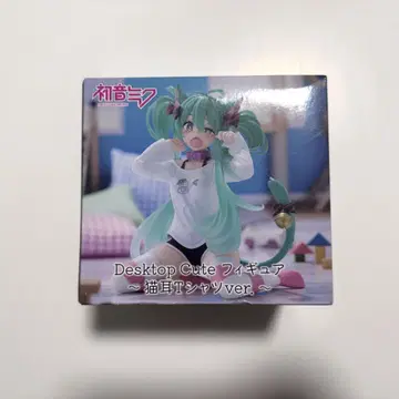 하츠네 미쿠 Desc top cure 고양이 귀 피규어