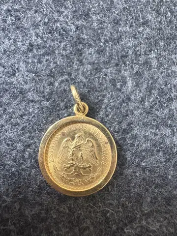 K21.6 DOS PESOS / 도스 페소 코인 목걸이 탑 금화