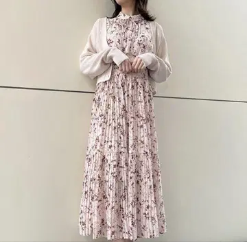 SNIDEL Sustainable 프릴 플리츠 원피스 PBEG 23ss