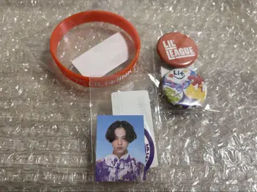 LIL LEAGUE 난바 미소라 스티커 캔뱃지 러버 블레스 세트