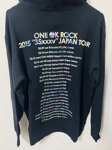 ONE OK ROCK 2015 '35xxx' 후드티 XL