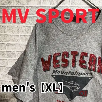 F1935 [ MV SPORT ] 코튼 반팔 티셔츠 [ XL ] 그레이