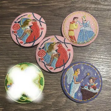 디즈니 프린세스 자수 캔배치