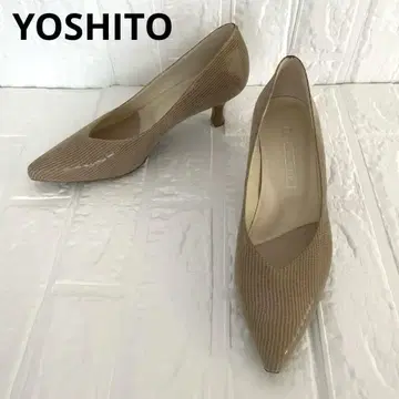 [미사용] YOSHITO 요시토 스틸레토 펌프스 24 베이지
