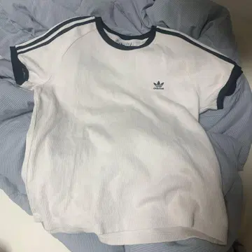 adidas 와플 원단 T셔츠 화이트