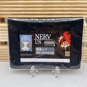 에반게리온 NERV 수첩풍 패스 케이스 아야나미 레이 이카리 신지 1점