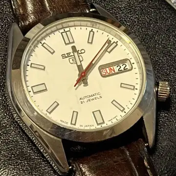 [작동품] SEIKO 오토매틱 손목시계 7S26-03B0 화이트 다이얼
