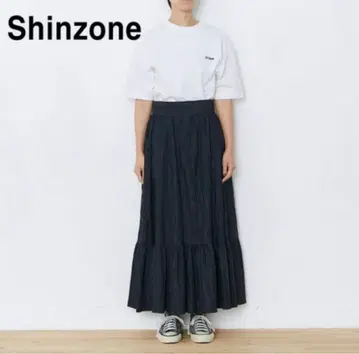 [새상품급] THE SHINZONE 신존 린넨 스커트 블랙 36
