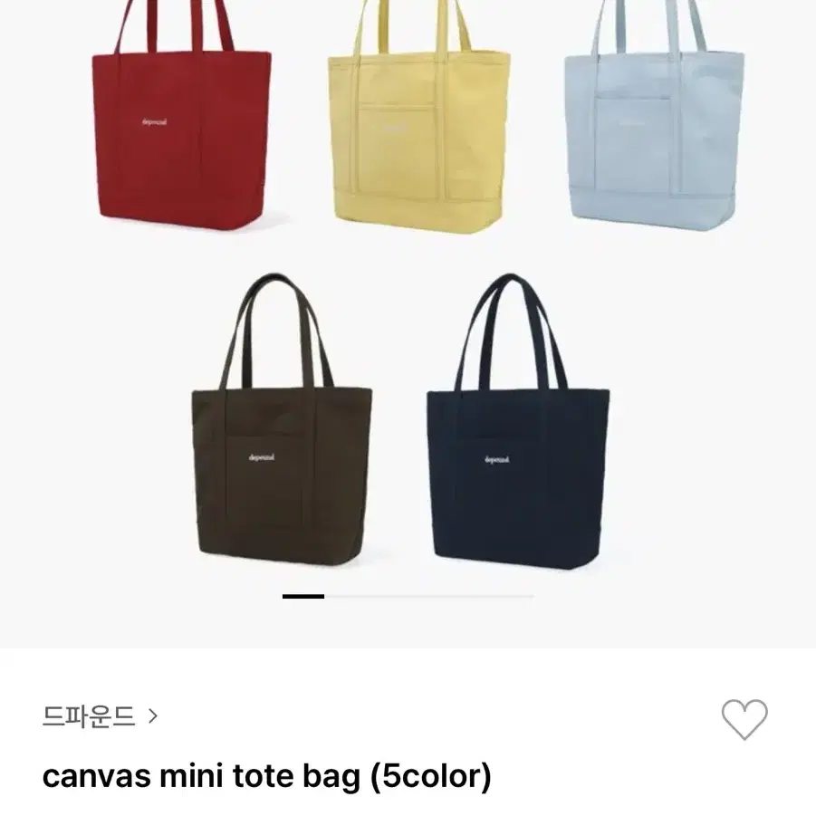 ミニトートバッグ人気新作【depound】CANVAS MINI TOTE BAG★5色 New Depound Canvas Mini Tote Bag #드파운드,#드파운드가방 on