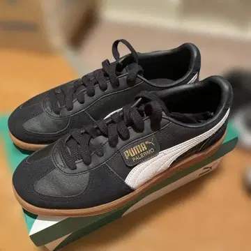 Puma Palermo 블랙/화이트 신발 27.5