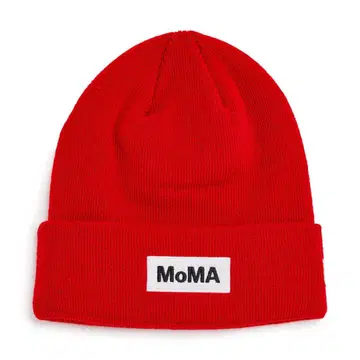 MoMA 니트 모자 DART CUFF 09FM 빨간색 BEANIE