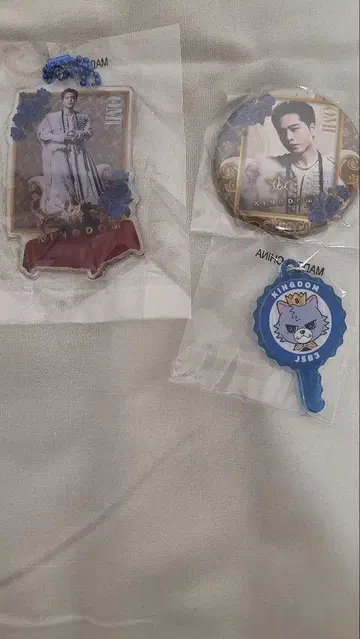 토사카 히로오미 클리어 참 캔뱃지 키체인