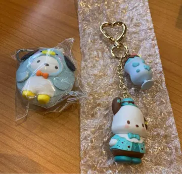 포차코 초코민트 & 미즈노 생물 쪼끄만 키링 2종 세트
