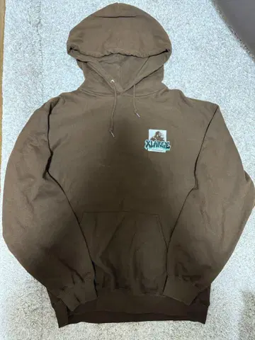 XLARGE 브라운 후드티 2022 WINTER COLLECTION