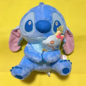 디즈니 스티치 컬러풀 아이스 BIG 봉제 인형 파란 아이스