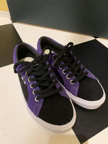 VANS 보라색/블랙 LAMPIN