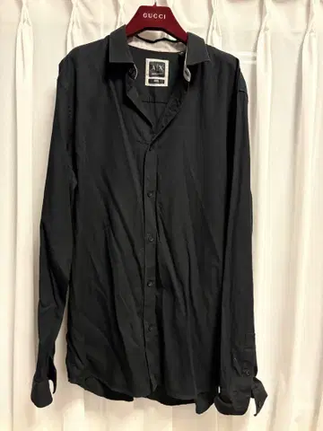 ARMANI EXCHANGE 블랙 긴팔 셔츠