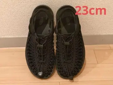 KEEN 뜨개질 디자인 블랙 샌들