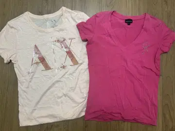 Armani Exchange 핑크 티셔츠 캘빈클라인