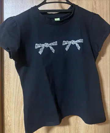 sinoon RIBBON T-SHIRTS (BLACK) 정품