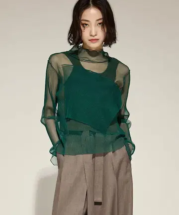 kotohayokozawa sheer layer long sleeve