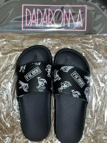DADAROMA 로고 DDRM군 패턴 샌들 블랙
