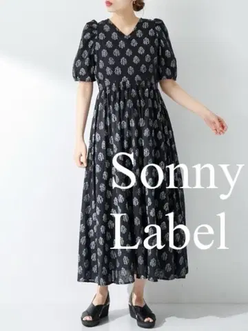 [새상품급] Sonny Label 플라워 프린트 롱 원피스