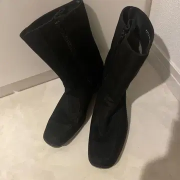 GORE-TEX 블랙 롱 부츠 25.0cm EEE