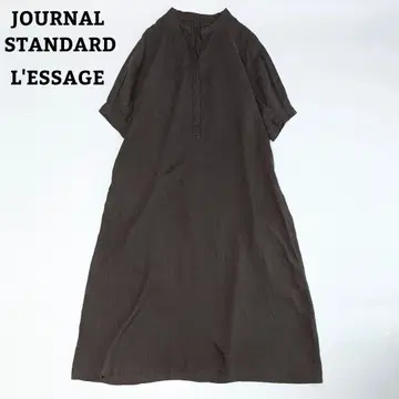 24 봄/여름 저널 스탠다드 레사주 프렌치 린넨 스키퍼 원피스
