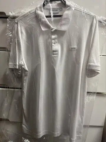 Calvin Klein 캘빈클라인 화이트 피케 셔츠 L 사이즈