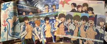 Free! 클리어 포스터 & 런천 & 빅 스티커 5매 세트 이온